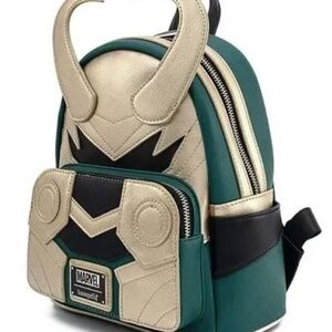 Loungefly Marvel Loki Original Classic Cosplay Mini Backpack